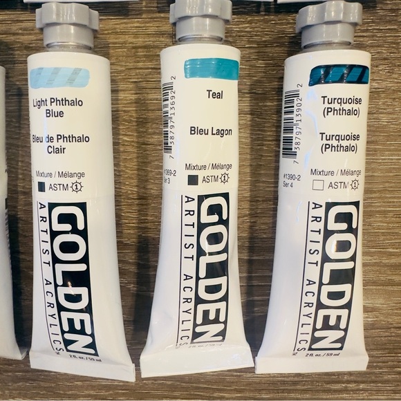 20 Tubes of Golden Heavy Body Acrylic Paint. Brand New - Picture 7 of 7